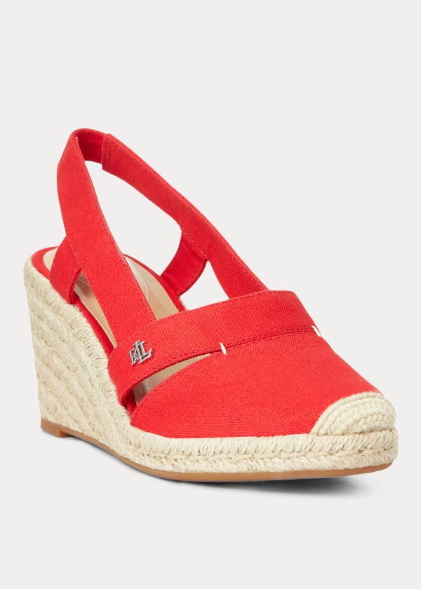 Women's Ralph Lauren Penelopie Canvas Espadrilles | 968072GRM